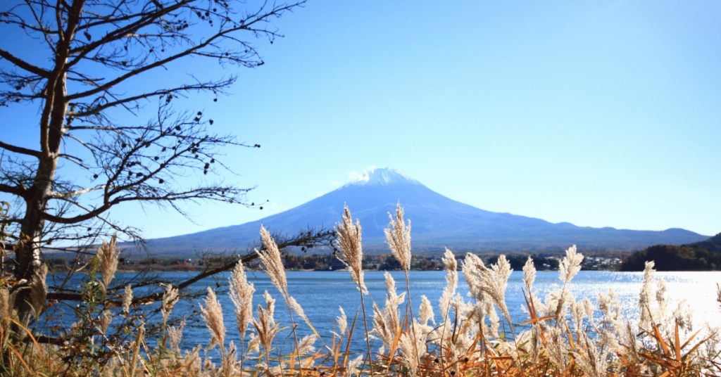 Pemandangan gunung fuji