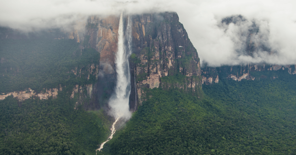 angel falls, air terjun tertinggi di dunia